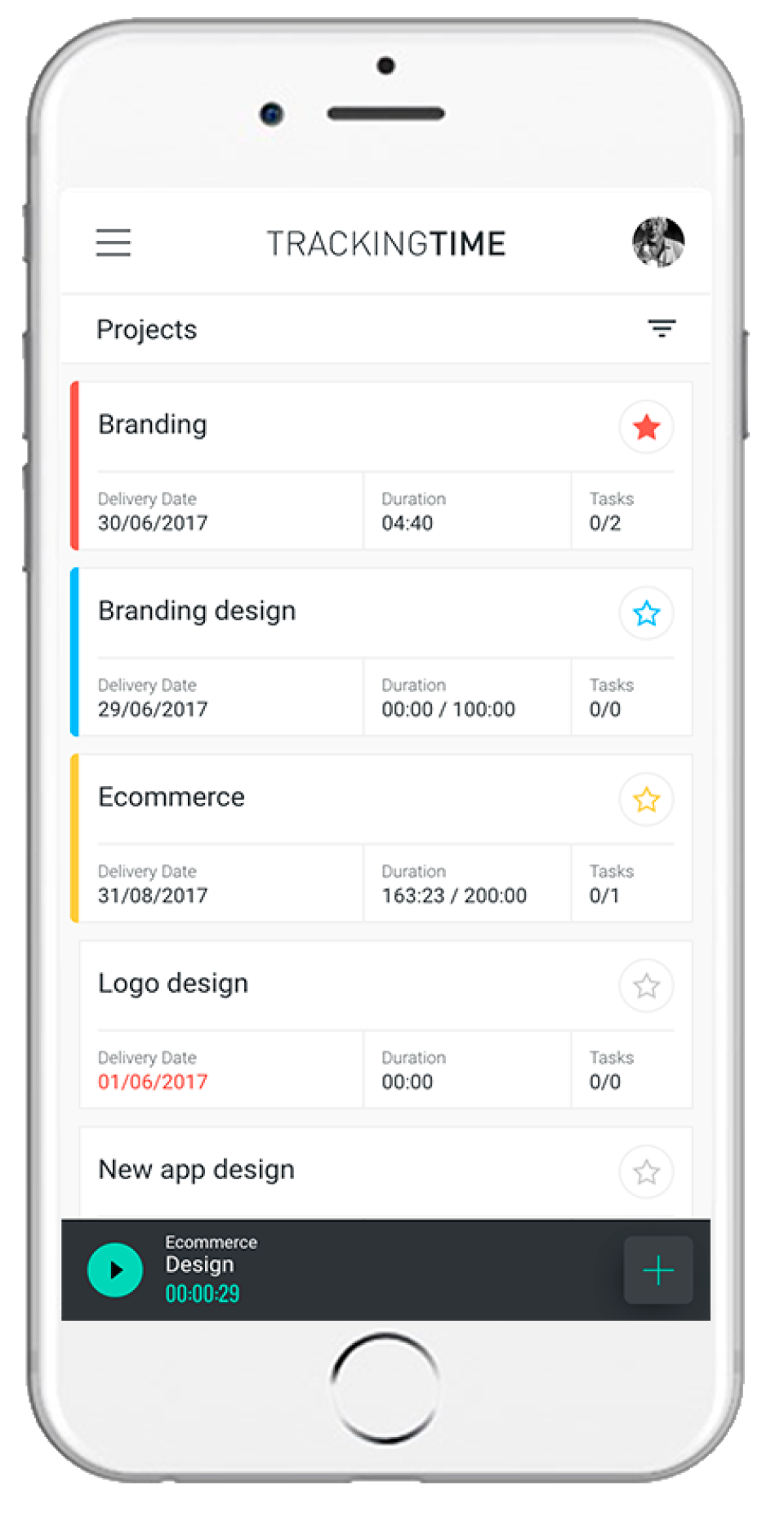 TrackingTime характеристики