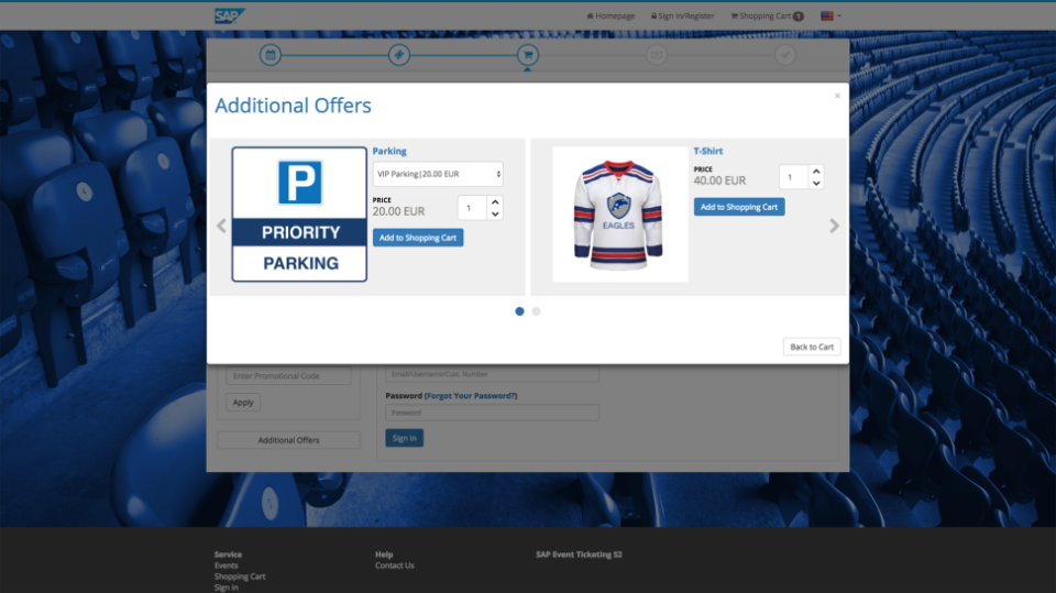 SAP Event Ticketing характеристики