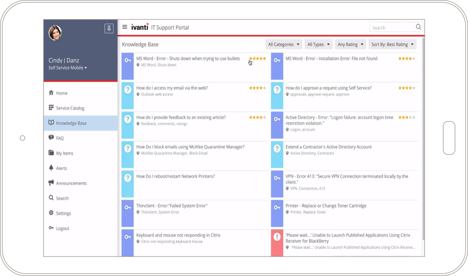 Ivanti Help Desk программа