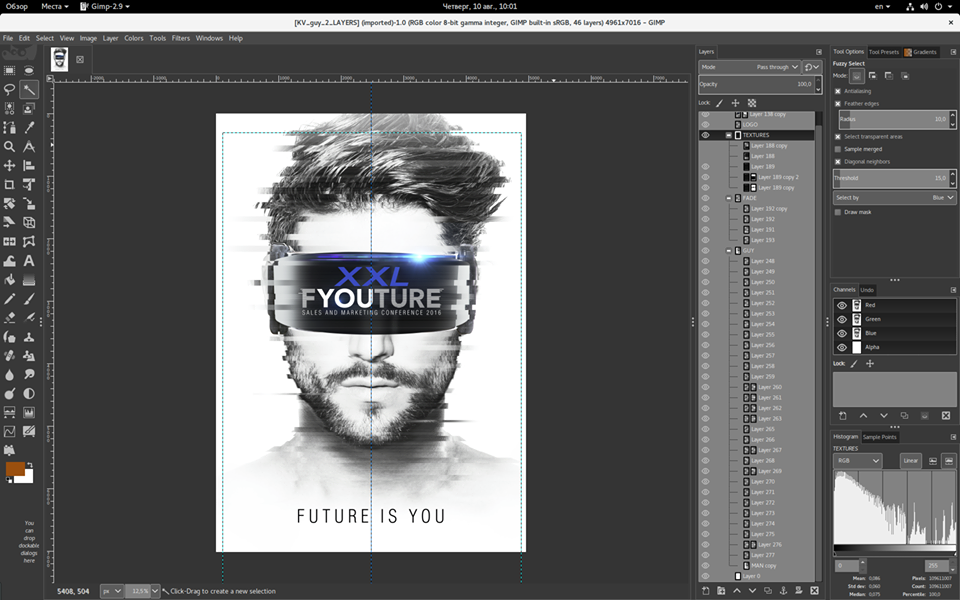 GIMP характеристики