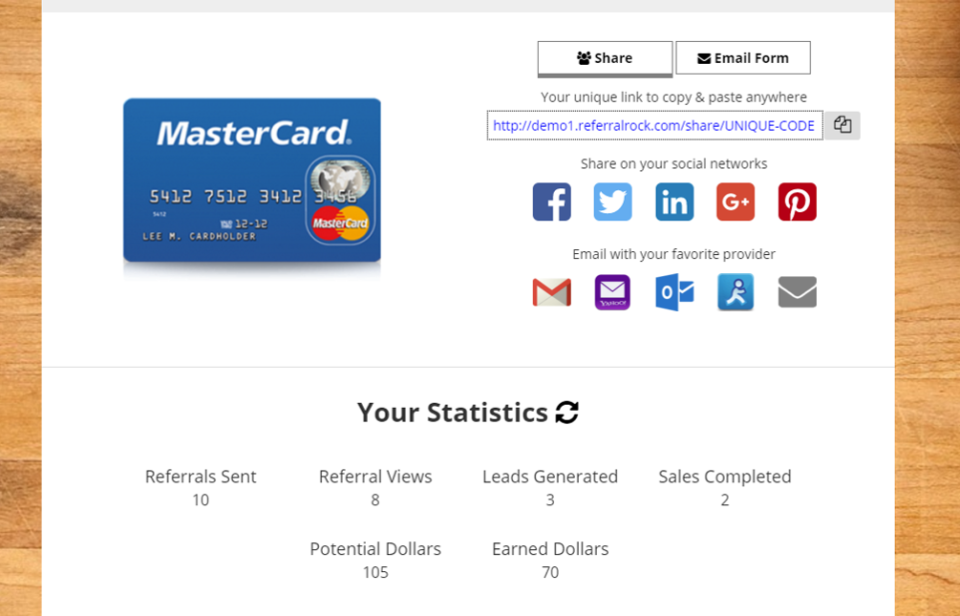 Referral Rock Software характеристики
