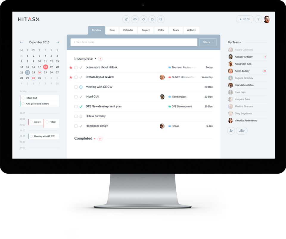 HiTask программа