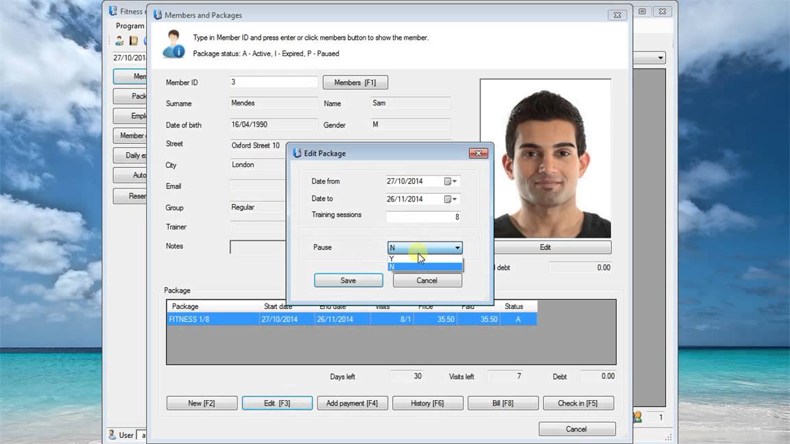 Fitness Manager программа
