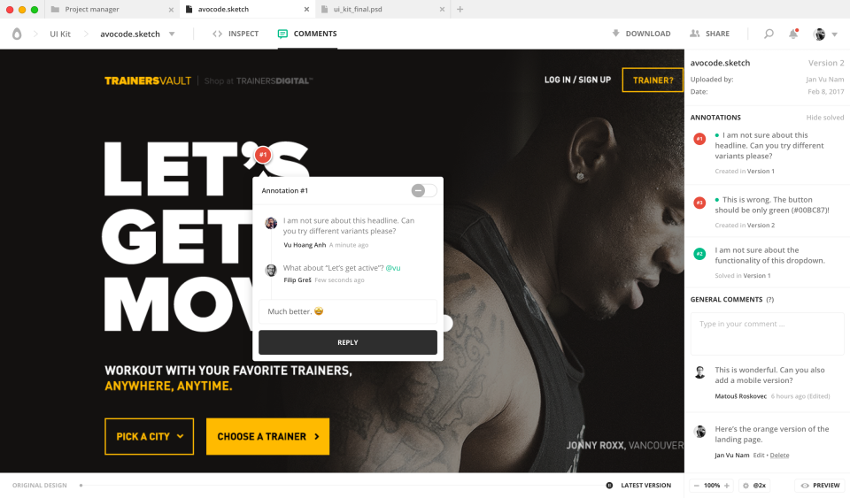 Avocode характеристики