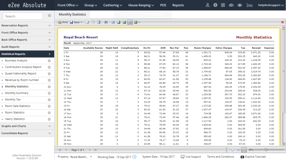 eZee Absolute сравнение