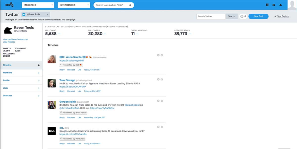 Raven Tools сравнение