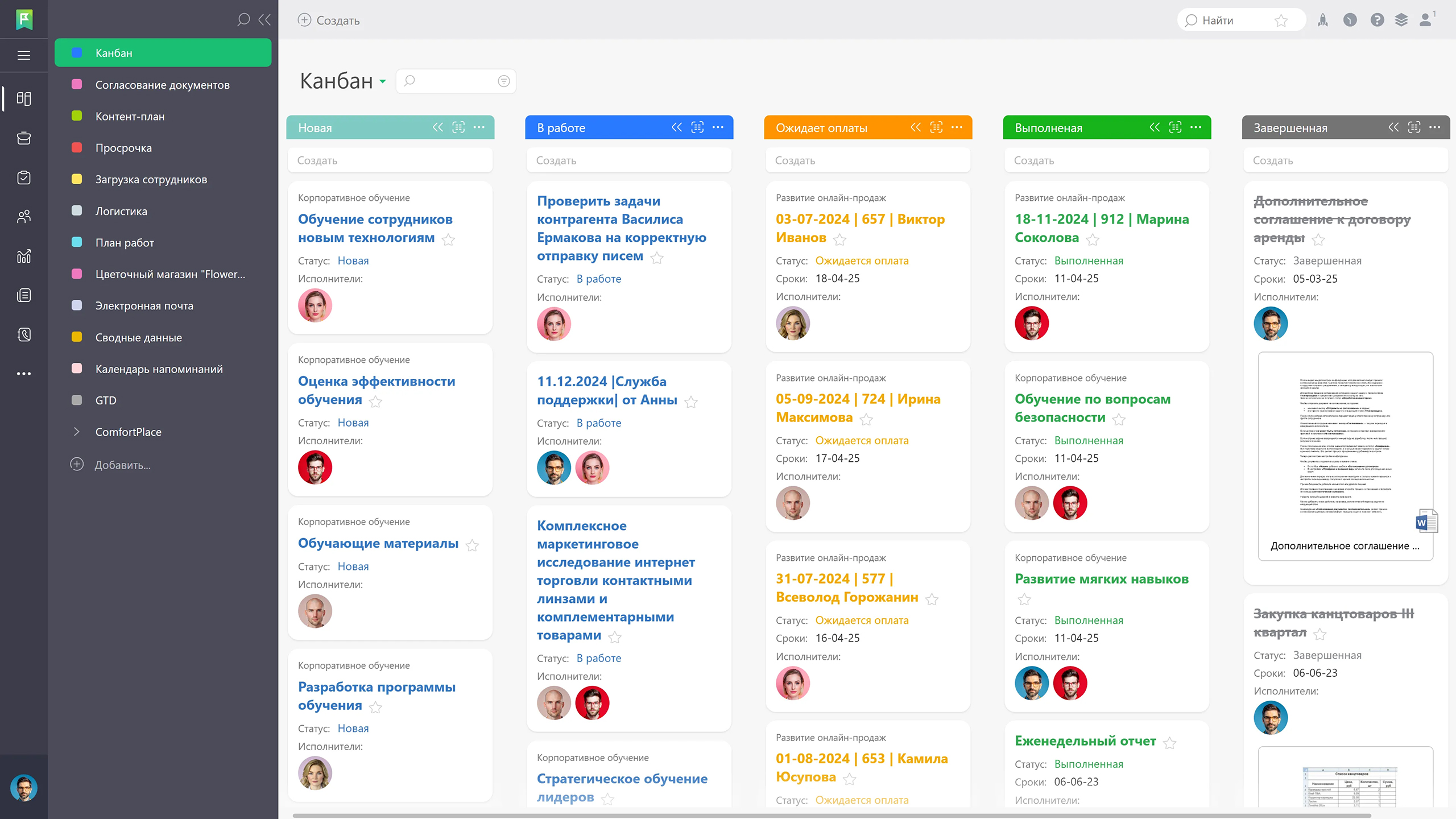 ПланФикс характеристики