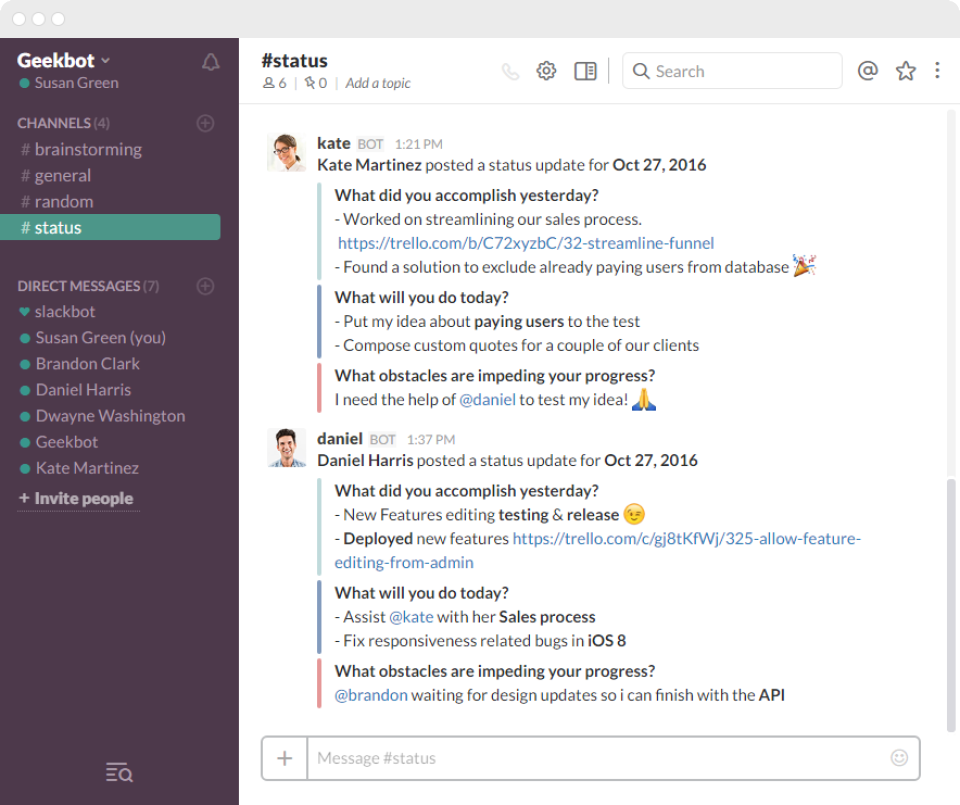 geekbot сравнение