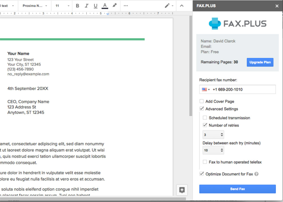 FAX.PLUS сравнение