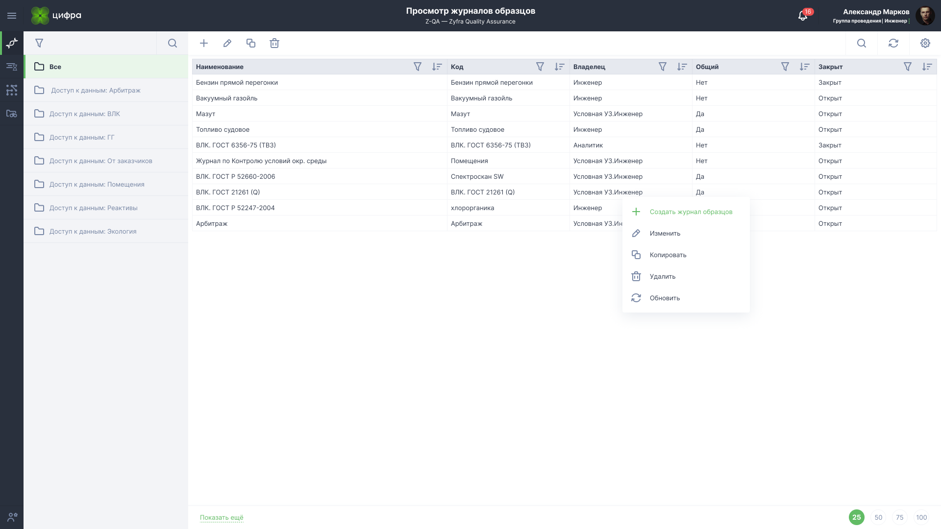 Zyfra Quality Assurance характеристики