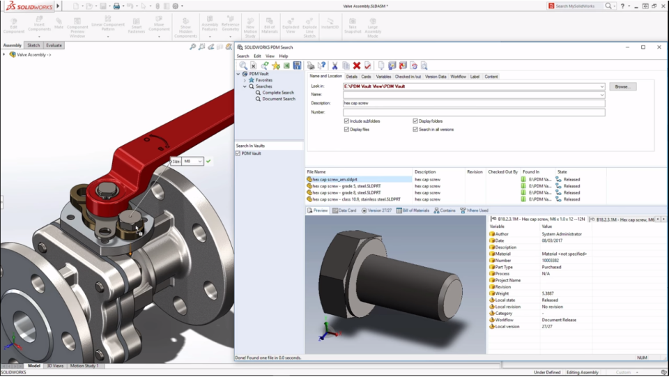 SolidWorks Enterprise PDM характеристики