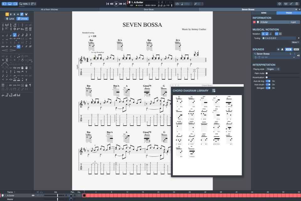 Guitar Pro подбор
