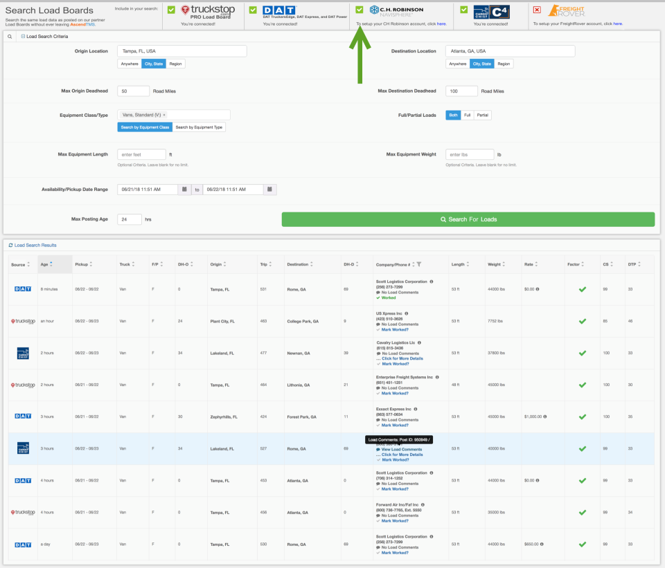 AscendTMS Logistics Software