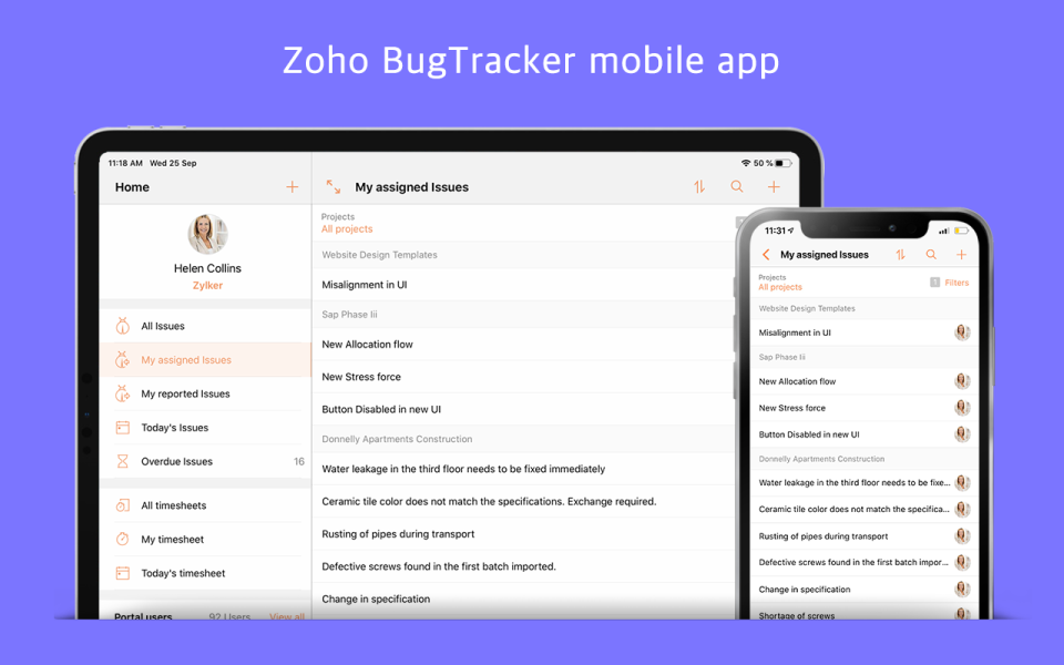 Zoho Bugtracker