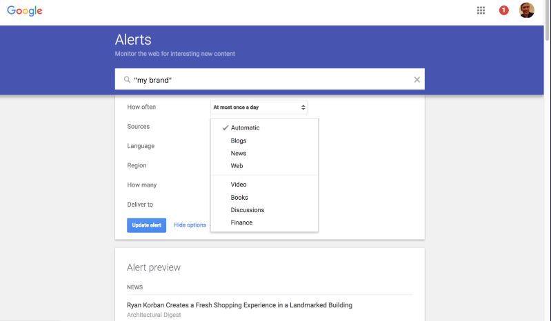 Google Alerts