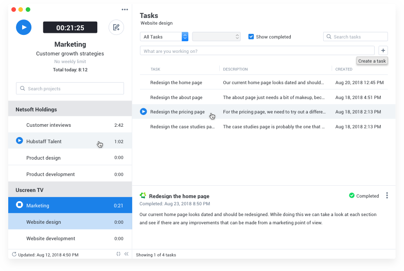 Hubstaff сравнение