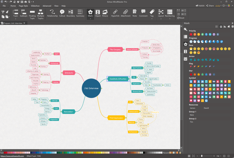 Edraw Mind характеристики