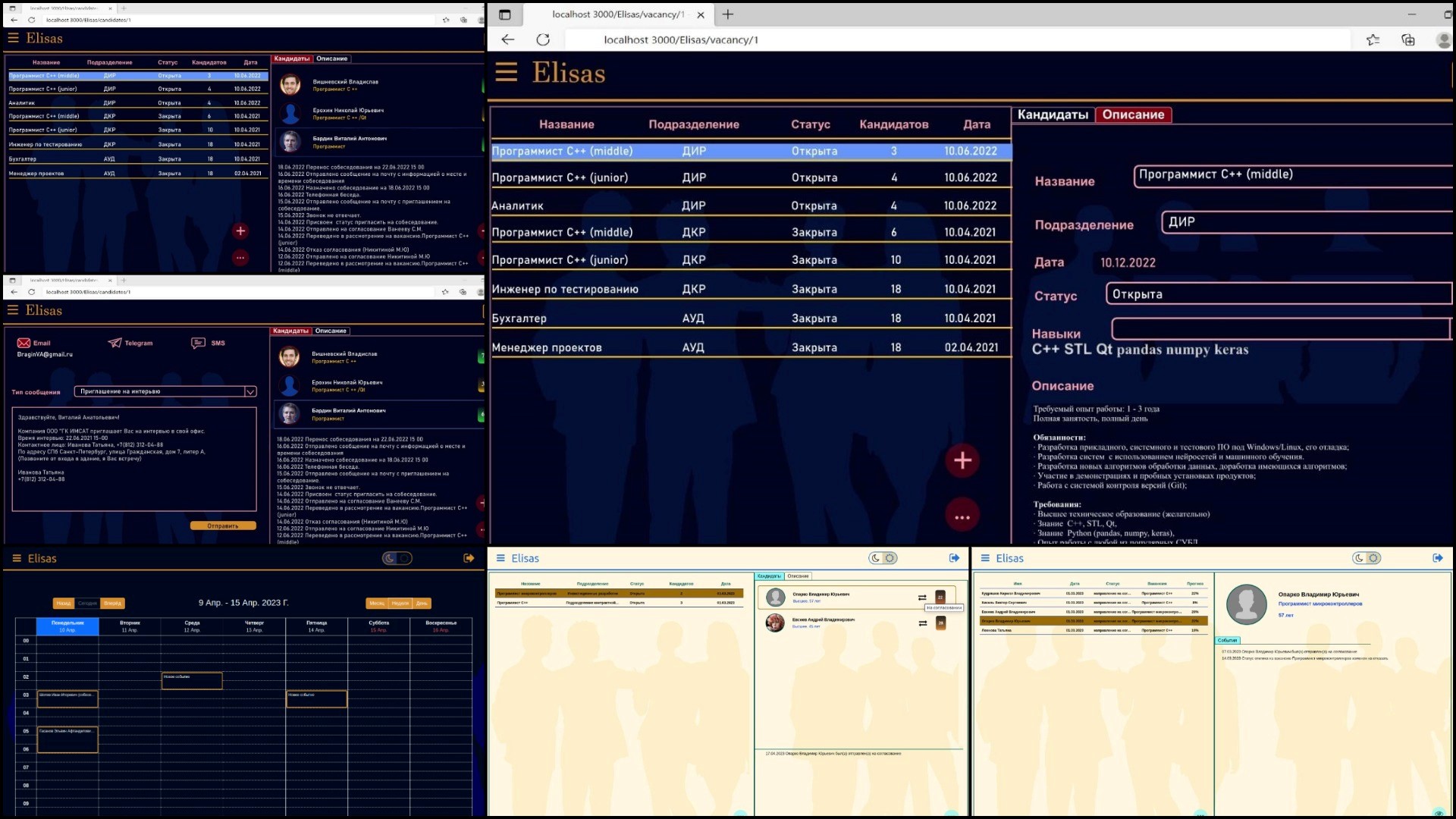 Elisas программа