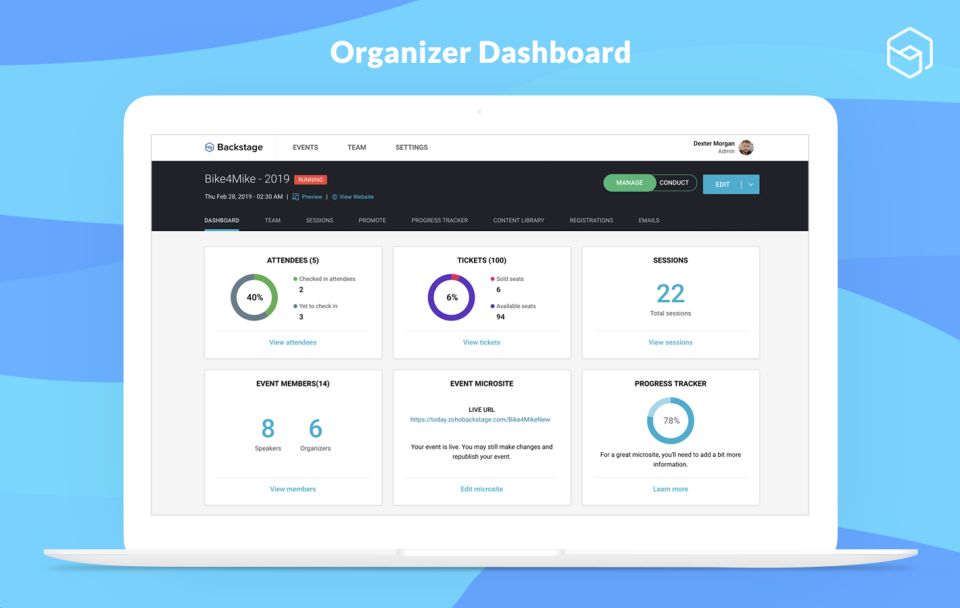 Zoho Backstage программа