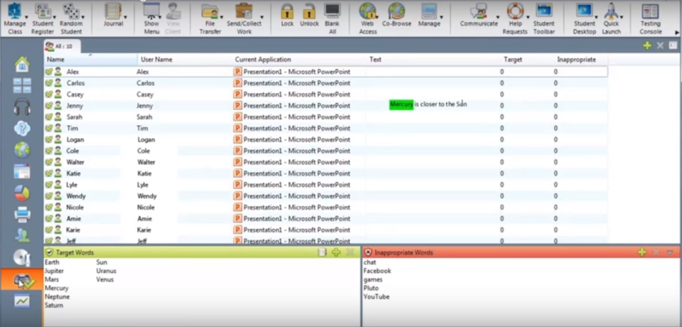 HP Classroom Manager характеристики
