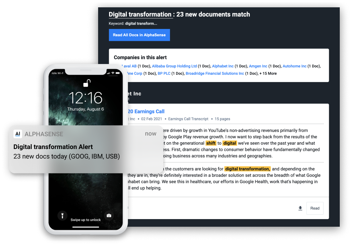 AlphaSense программа