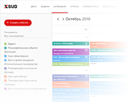 XSUD характеристики