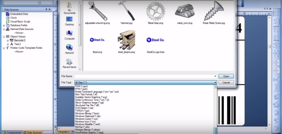 BarTender подбор