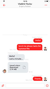 Team Spirit Instant Messenger