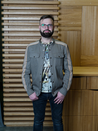 Куртка "Серо-зеленая с лампасами"