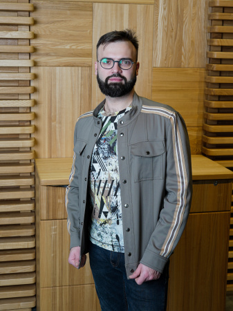 Куртка "Серо-зеленая с лампасами"