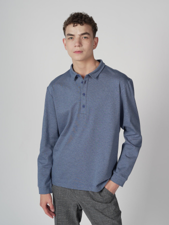 Поло "Голубой матовый"