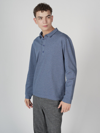 Поло "Голубой матовый"