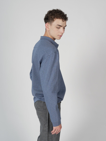 Поло "Голубой матовый"