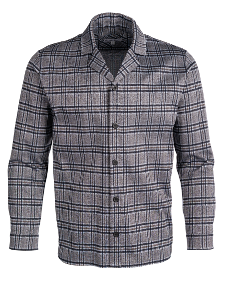 Рубашка "Клетка на пуговицах"