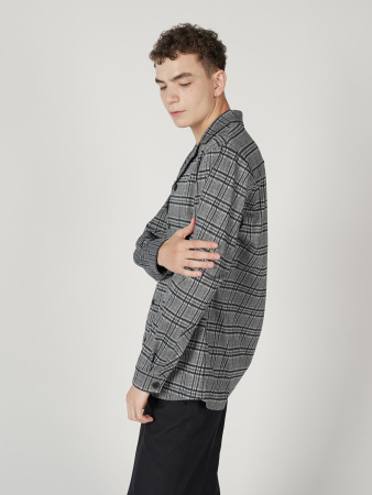 Рубашка "Клетка на пуговицах"