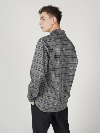 Рубашка "Клетка на пуговицах"