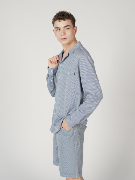 Рубашка "Мелкая клетка"