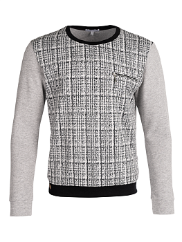 Свитшот "Серый с карманом"