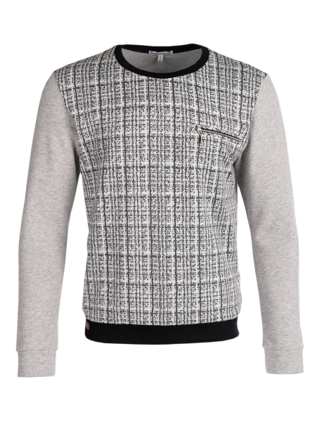 Свитшот "Серый с карманом"