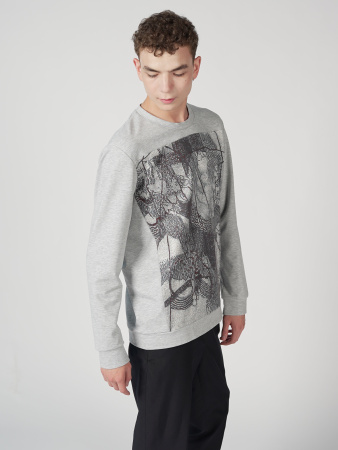 Свитшот "Принт на полочке"