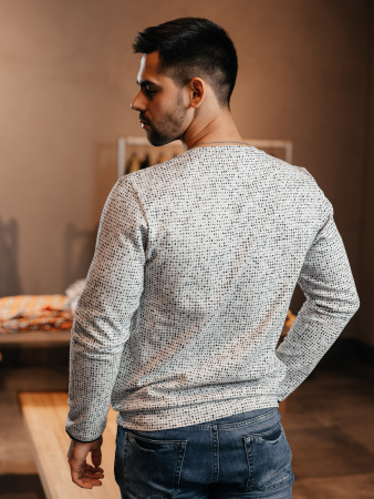 Свитшот "Серый в крапинку"