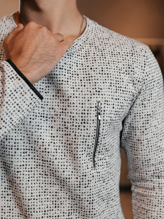 Свитшот "Серый в крапинку"