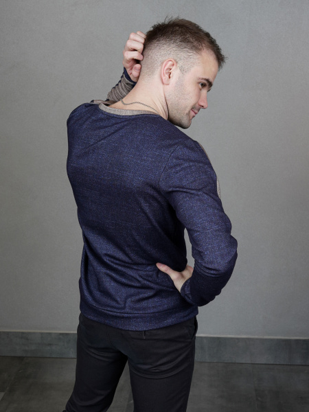 Свитшот "Синий меланж"