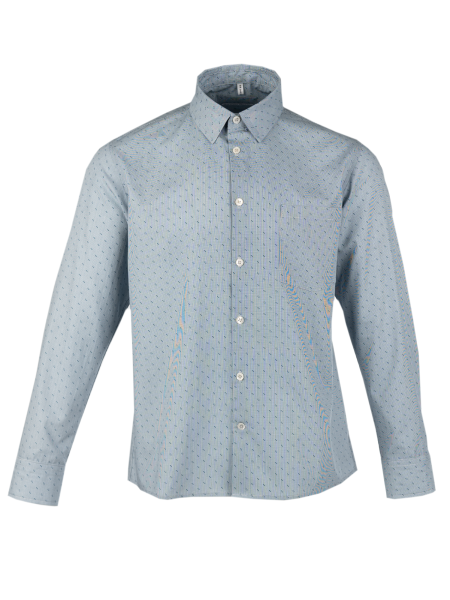 Рубашка "Серо-голубая"