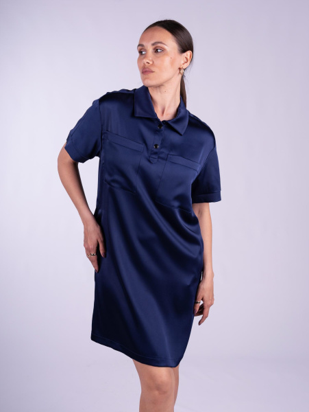 Платье "Атласное поло"