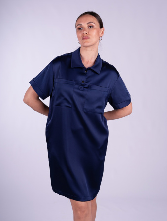 Платье "Атласное поло"