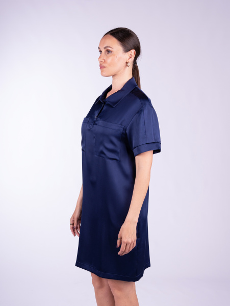 Платье "Атласное поло"