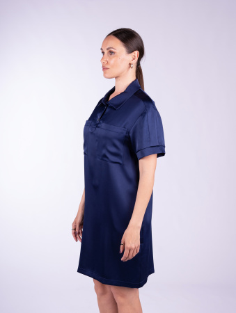 Платье "Атласное поло"