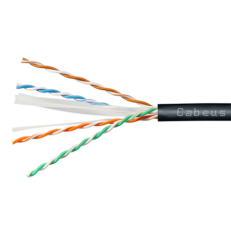 Cabeus UTP-4P-Cat.6-SOLID-OUT-LSZH-UV-20