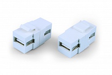 Hyperline KJ1-USB-A2-WH